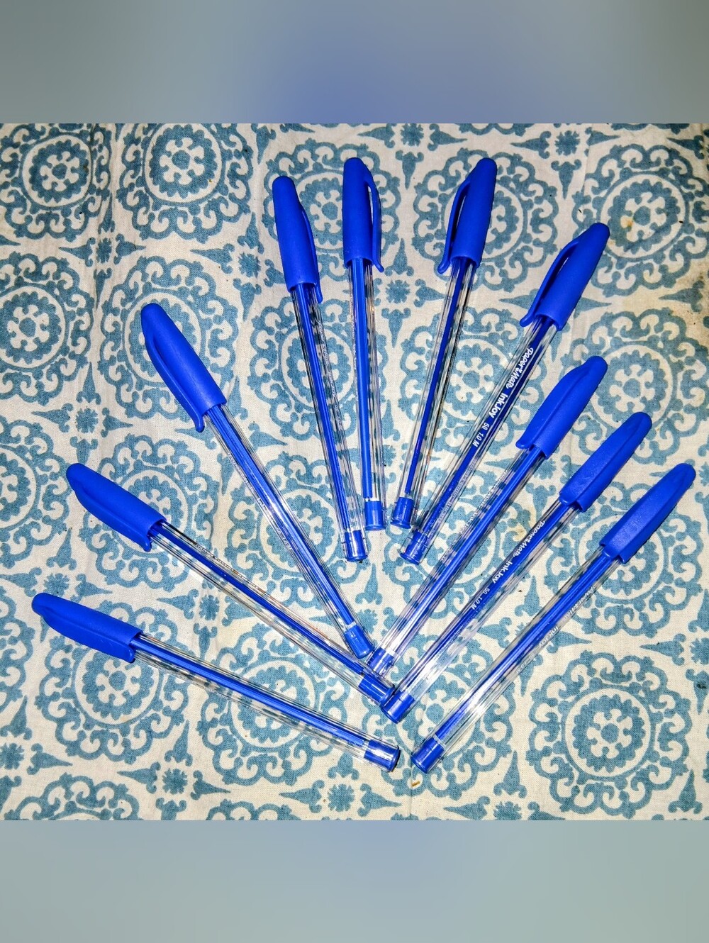 10 Brand New InkJoy Pens Blue Ink 1.0M